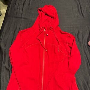 Lululemon Red scuba full zip